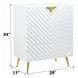 Gaines White Rectangular Console Table