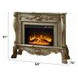 Dresden Gold Patina Rectangular Electric Fireplace