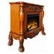 Dresden Cherry Oak Rectangular Electric Fireplace