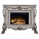 Dresden Vintage Bone White Rectangular Electric Fireplace