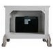 Dresden Vintage Bone White Rectangular Electric Fireplace