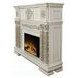 Vendome Antique Pearl Rectangular Electric Fireplace