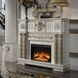 Vendome Antique Pearl Rectangular Electric Fireplace