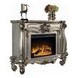 Versailles Antique Platinum Rectangular Electric Fireplace