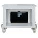 Versailles Bone White Rectangular Electric Fireplace