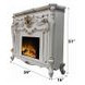 Picardy Antique Pearl Rectangular Electric Fireplace