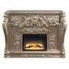 Sorina Antique Silver Rectangular Electric Fireplace