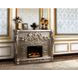 Sorina Antique Silver Rectangular Electric Fireplace