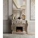 Sorina Antique Silver Rectangular Electric Fireplace