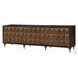Diya Forged Bronze and Espresso 5 Door Console Cabinet