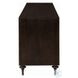 Diya Forged Bronze and Espresso 5 Door Console Cabinet