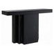 Drisana Black Rectangular Glass Top Console Table