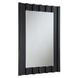 Drisana Black Rectangular Wall Mirror