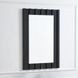Drisana Black Rectangular Wall Mirror