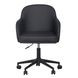 Sydney Black Upholstered Swivel Desk Chair