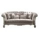Versailles Ivory 109" Sofa with Nailhead Trim