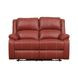 Zuriel Red Rocker Reclining 60" Loveseat
