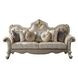 Picardy Beige 93" Sofa with Nailhead Trim
