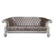 Versailles Ivory 99" Sofa with Nailhead Trim