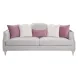 Kasa Beige 94" Sofa with Pillows