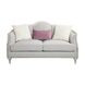 Kasa Beige 66" Loveseat with Pillows