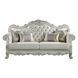 Dresden Antique Pearl 86" Sofa with Nailhead Trim