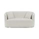 Odette Beige 64" Loveseat with Pillows