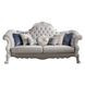 Dresden Beige 96" Sofa with Nailhead Trim