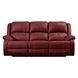Zuriel Red Reclining 78" Sofa