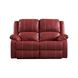 Zuriel Red Reclining 56" Loveseat