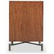 Brasea Lume and Tungsten 3 Drawer Nightstand with USB Charging
