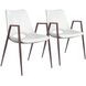 Desi White Dining Chair Set Of 2