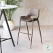 Desi Brown and Walnut Bar Stool Set of 2