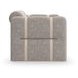 Cigar Club Oatmeal and Gray Performance Fabric Upholstered Accent Chair
