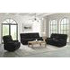 Merrick Black 90" Reclining Sofa