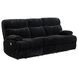 Merrick Black 90" Reclining Sofa