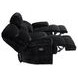Merrick Black 90" Reclining Sofa