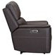 Easton Steamboat Brown Leather Zero Gravity Power Recliner with USB Charging