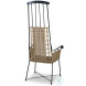 Dorset Wicker Woven And Metal Chair