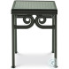 Augustine Tempered Glass And Litchfield Green Square Side Table