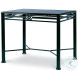 Augustine Tempered Glass And Litchfield Green Serving Table
