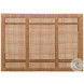 Easterling Woven Cane And Rustic Black Coffee Table