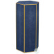 Romeo Indigo Shagreen Tall Side Table