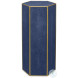 Romeo Indigo Shagreen Tall Side Table