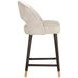 Monae Bravo Cream Performance Fabric Counter Height Stool