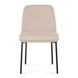 Sydney Taupe Performance Fabric Upholstered Dining Chair Set of 2