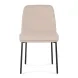 Sydney Taupe Performance Fabric Upholstered Dining Chair Set of 2