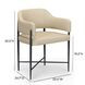 Sezanne Taupe Upholstered Dining Chair