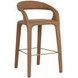 Avenlee Milliken Cognac Upholstered Barstool
