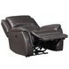 Alexandria Chocolate Power Recliner with USB Charging